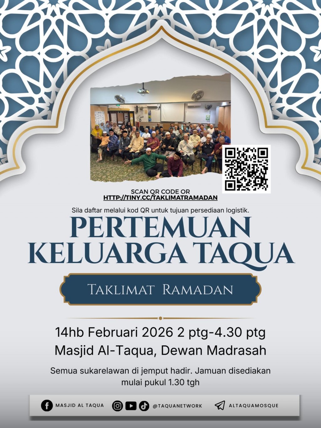 Pertemuan Keluarga Taqua – Taklimat Ramadan