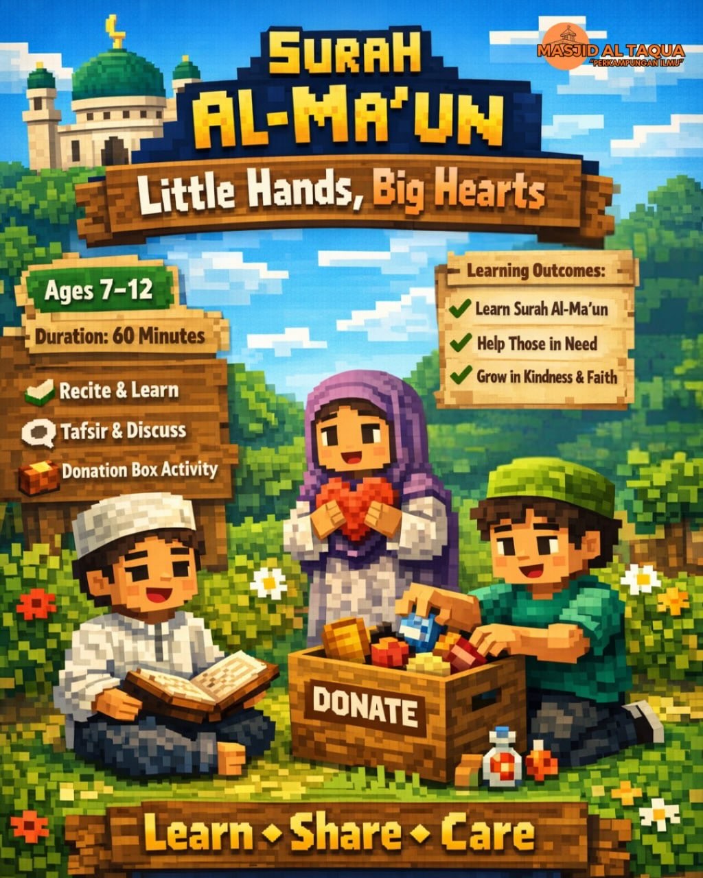 Surah Al-Ma'un - Little hands, Big Hearts