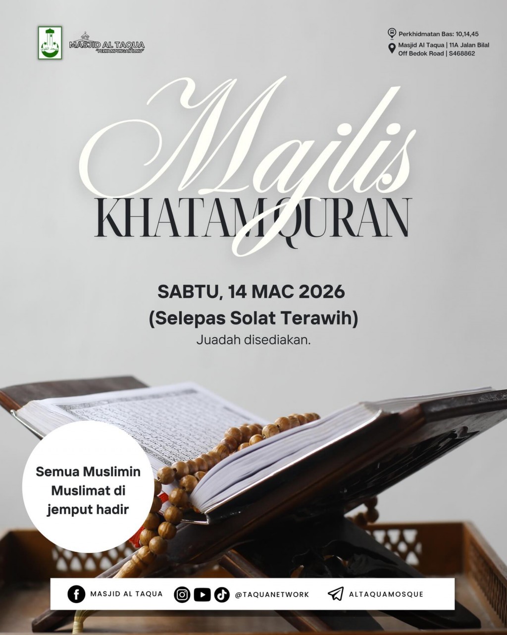 Majlis Khatam Al-Quran 1447H