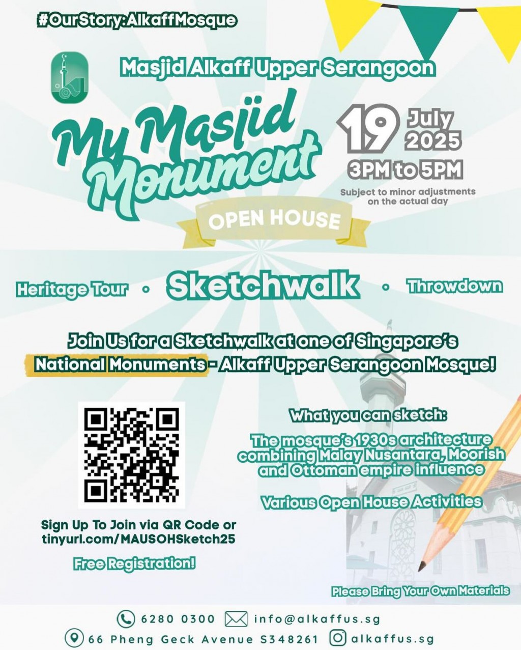 Sketchwalk - My Masjid Monument