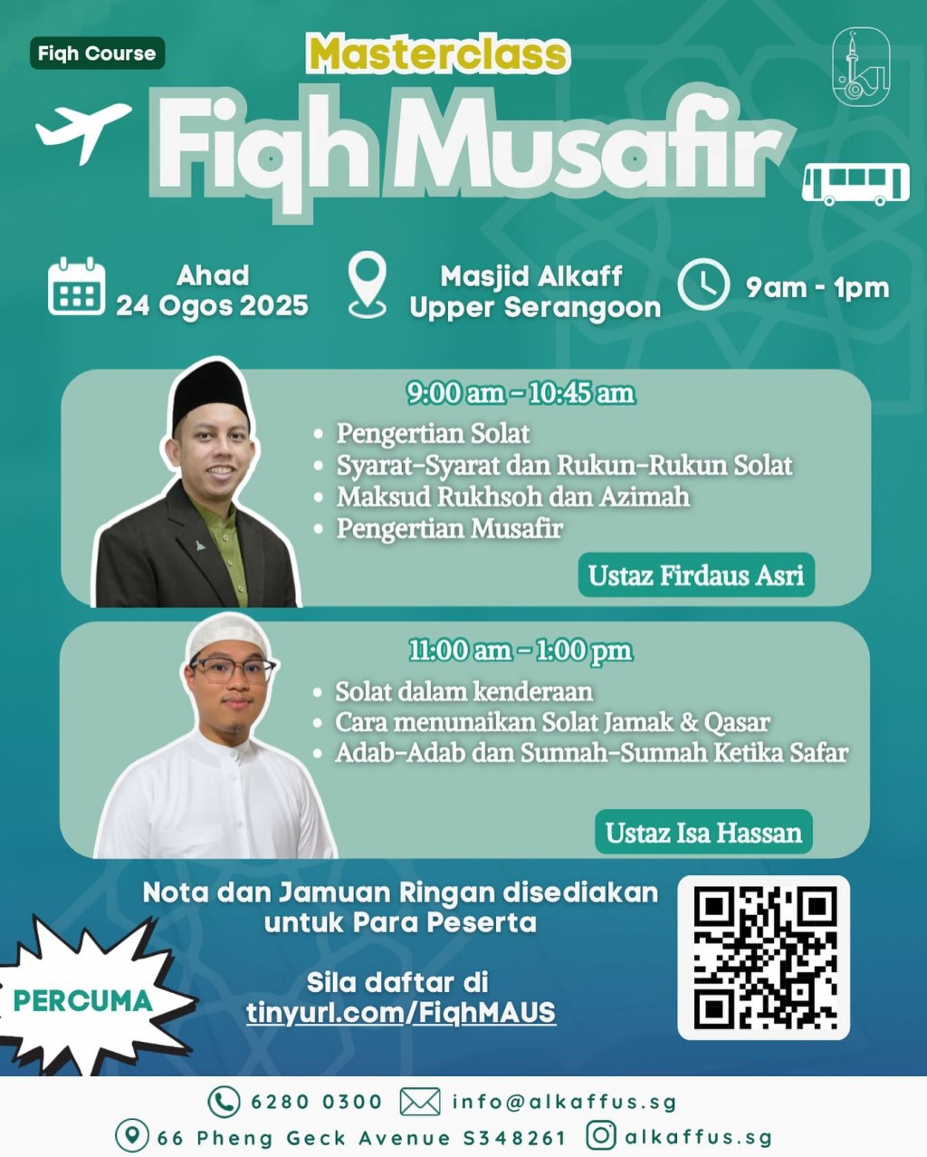 Masterclass - Fiqh Musafir