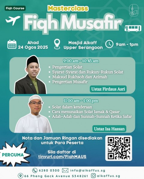 Masterclass - Fiqh Musafir