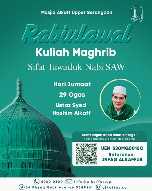 Kuliah Maghrib - Rabiulawal: Sifat Tawaduk Nabi SAW
