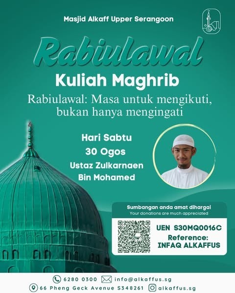 Kuliah Maghrib - Rabiulawal: Masa untuk Mengikuti, Bukan Hanya Mengingati