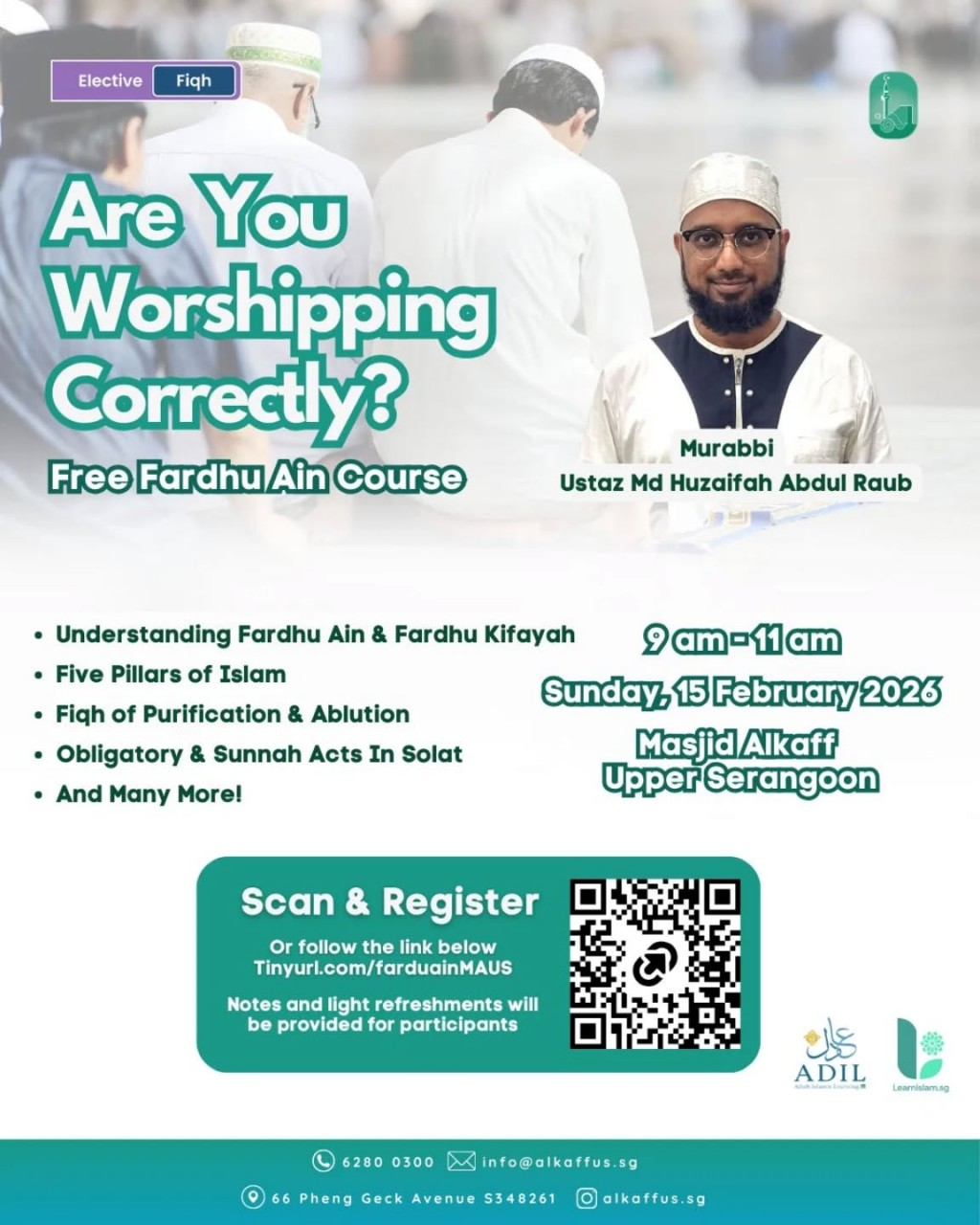 Free Fardhu Ain Course: Are You Worshipping Correctly?