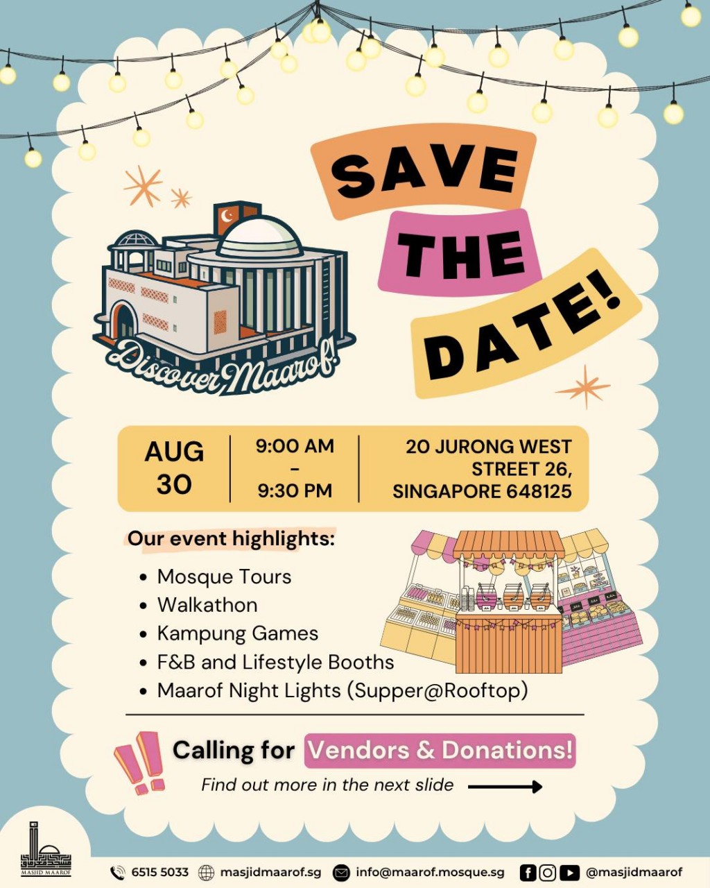 Save The Date - Maarof Night Lights