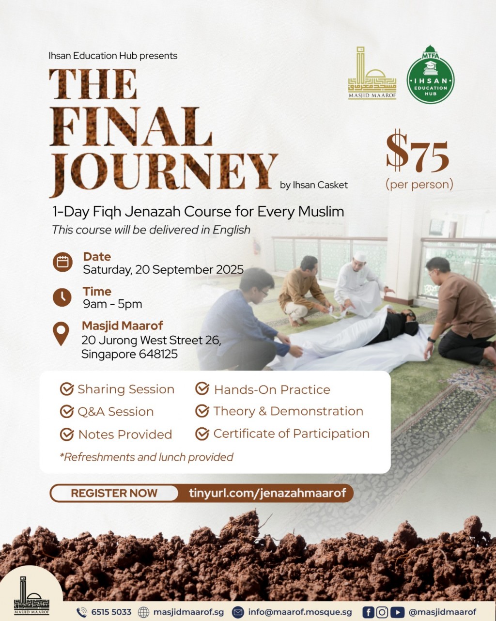 The Final Journey: 1-Day Fiqh Jenazah Course