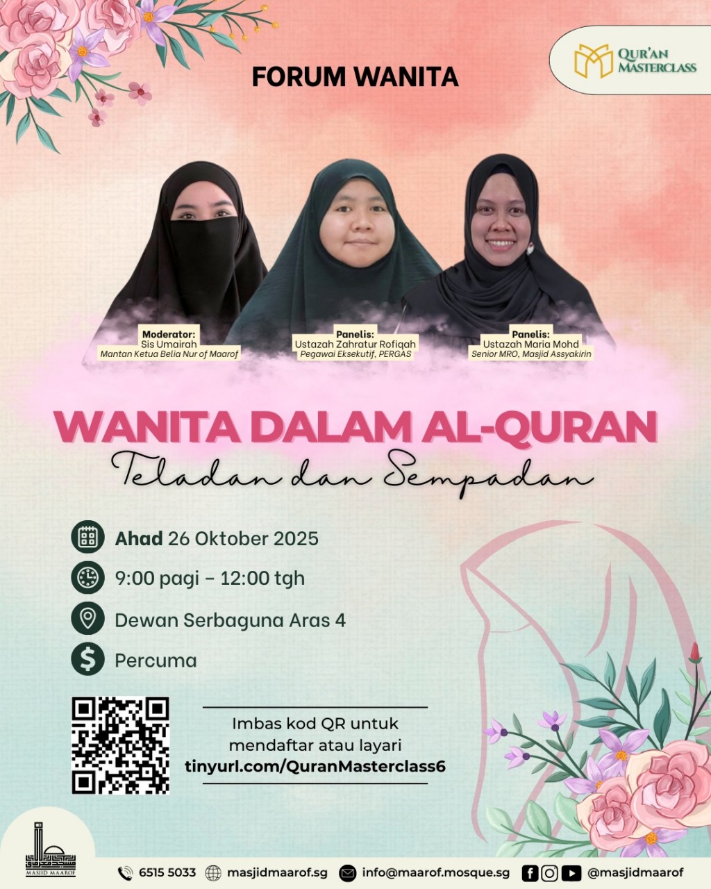 Forum Wanita: Wanita dalam Al-Quran - Teladan & Sempadan