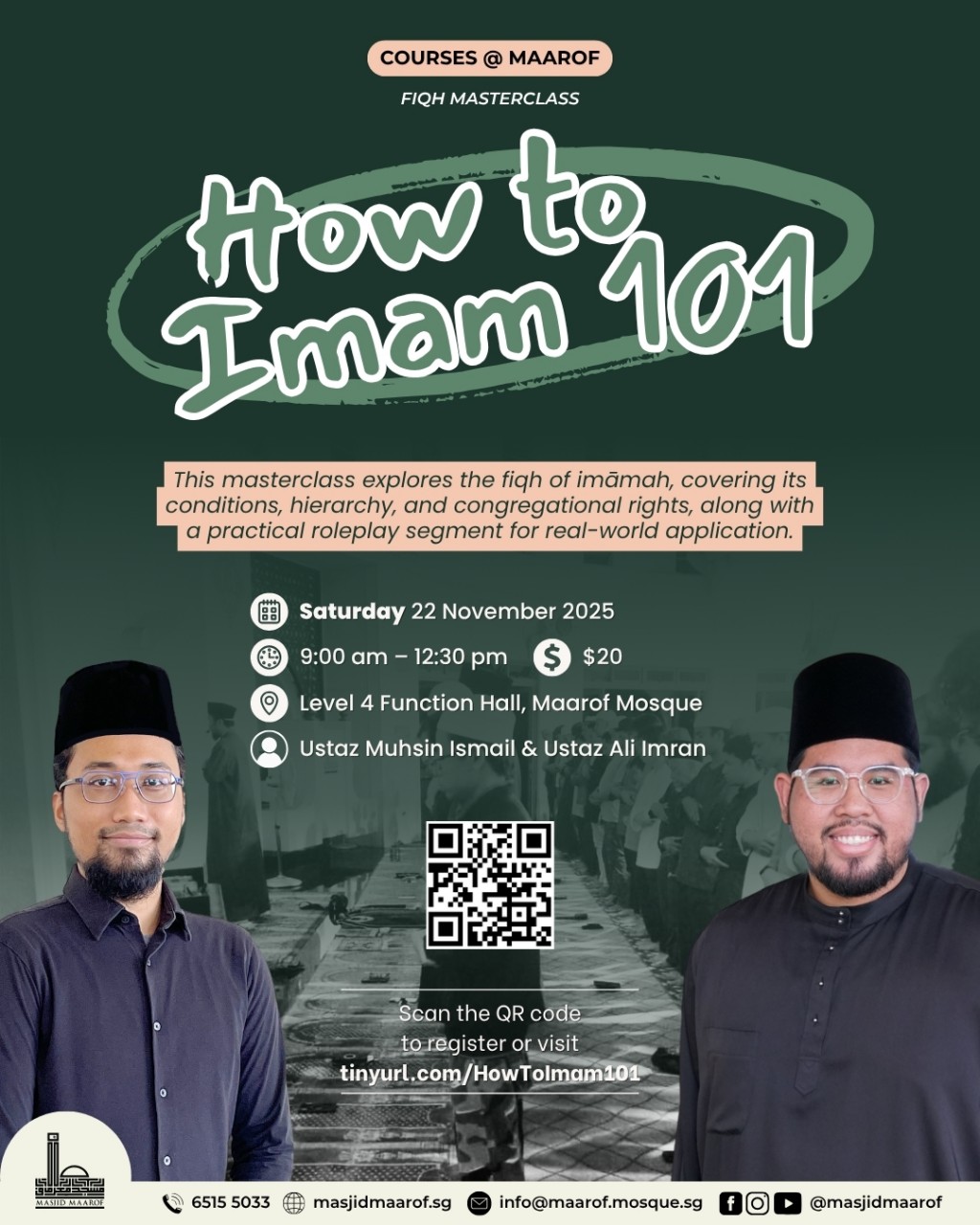 Fiqh Masterclass: How to Imam 101