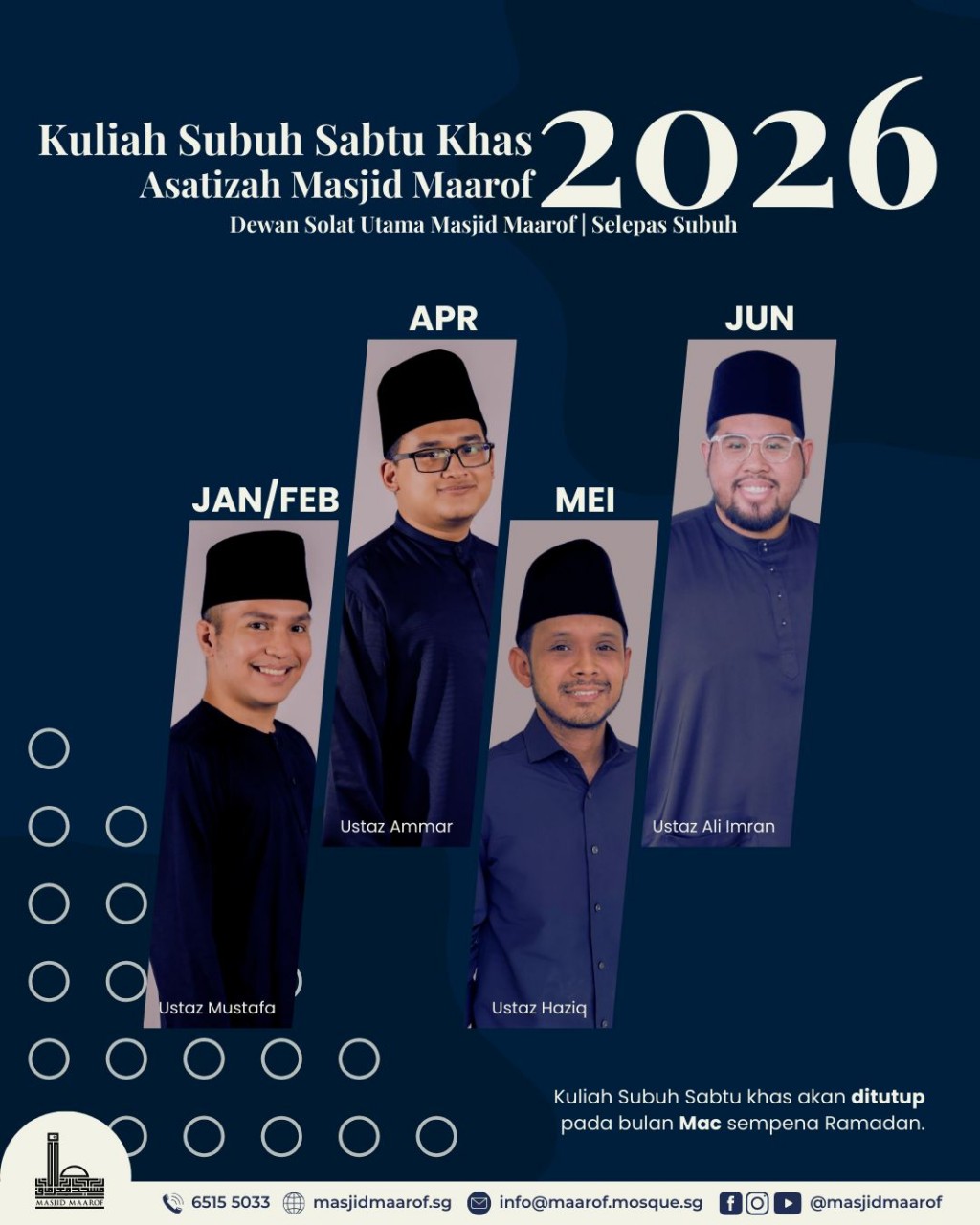 Kuliah Subuh Sabtu Khas 2026