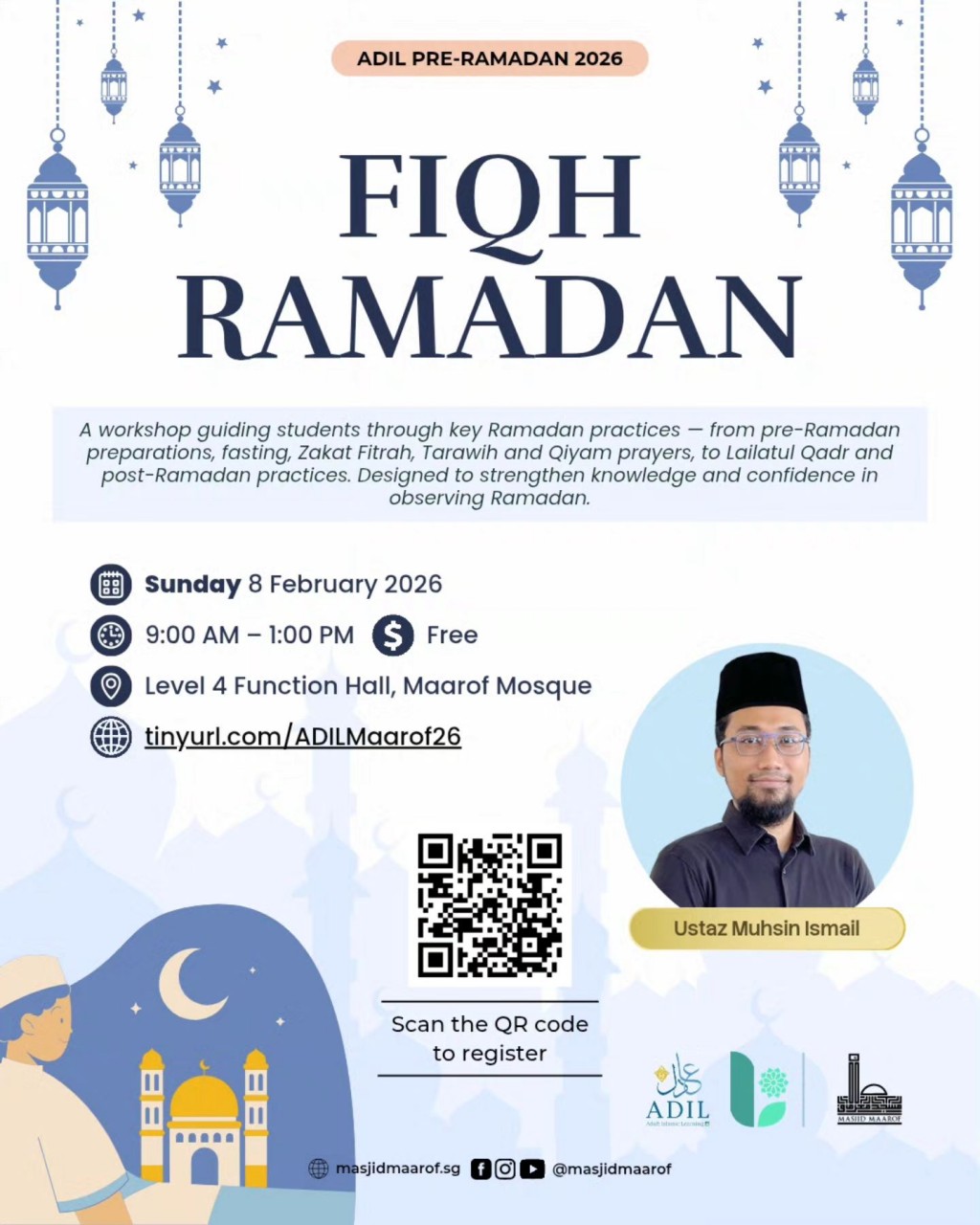 Fiqh Ramadan Workshop | ADIL Pre-Ramadan 2026
