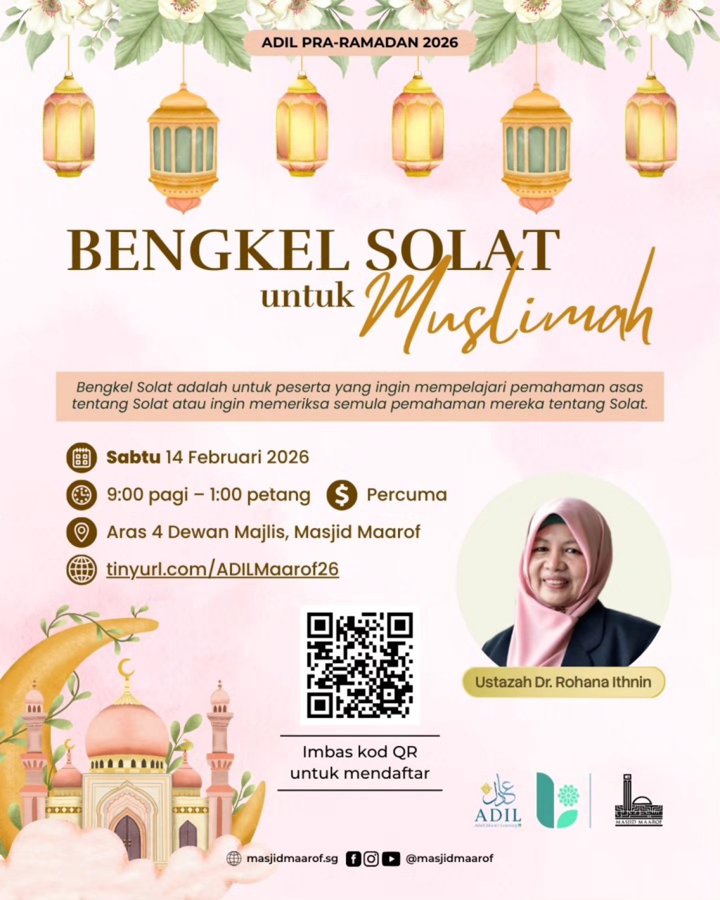 Bengkel Solat untuk Muslimah | ADIL Pra-Ramadan 2026