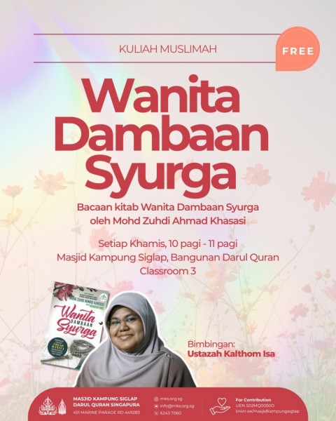 Kuliah Muslimah: Wanita Dambaan Syurga