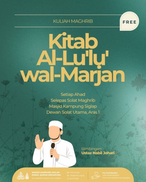 Kuliah Maghrib: Kitab Al-Lu'lu wal-Marjan