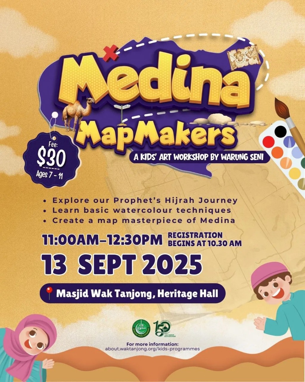 Medina Mapmakers – A Kids Art Workshop by Warung Seni 