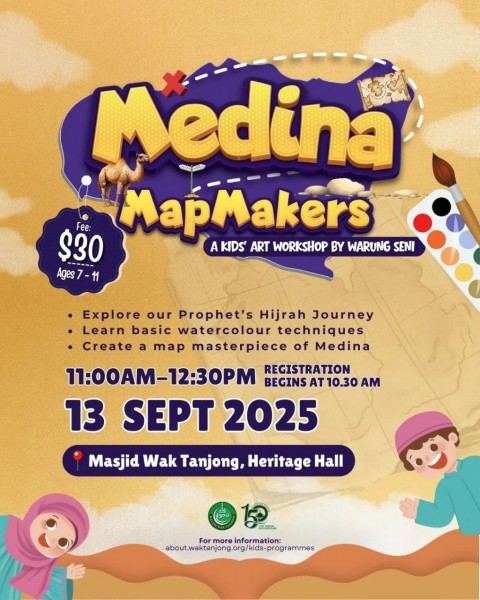 Medina Mapmakers – A Kids Art Workshop by Warung Seni 