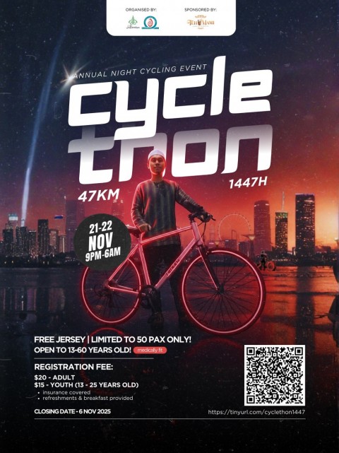 CYCLETHON 2025 - Annual Night Cycling Event