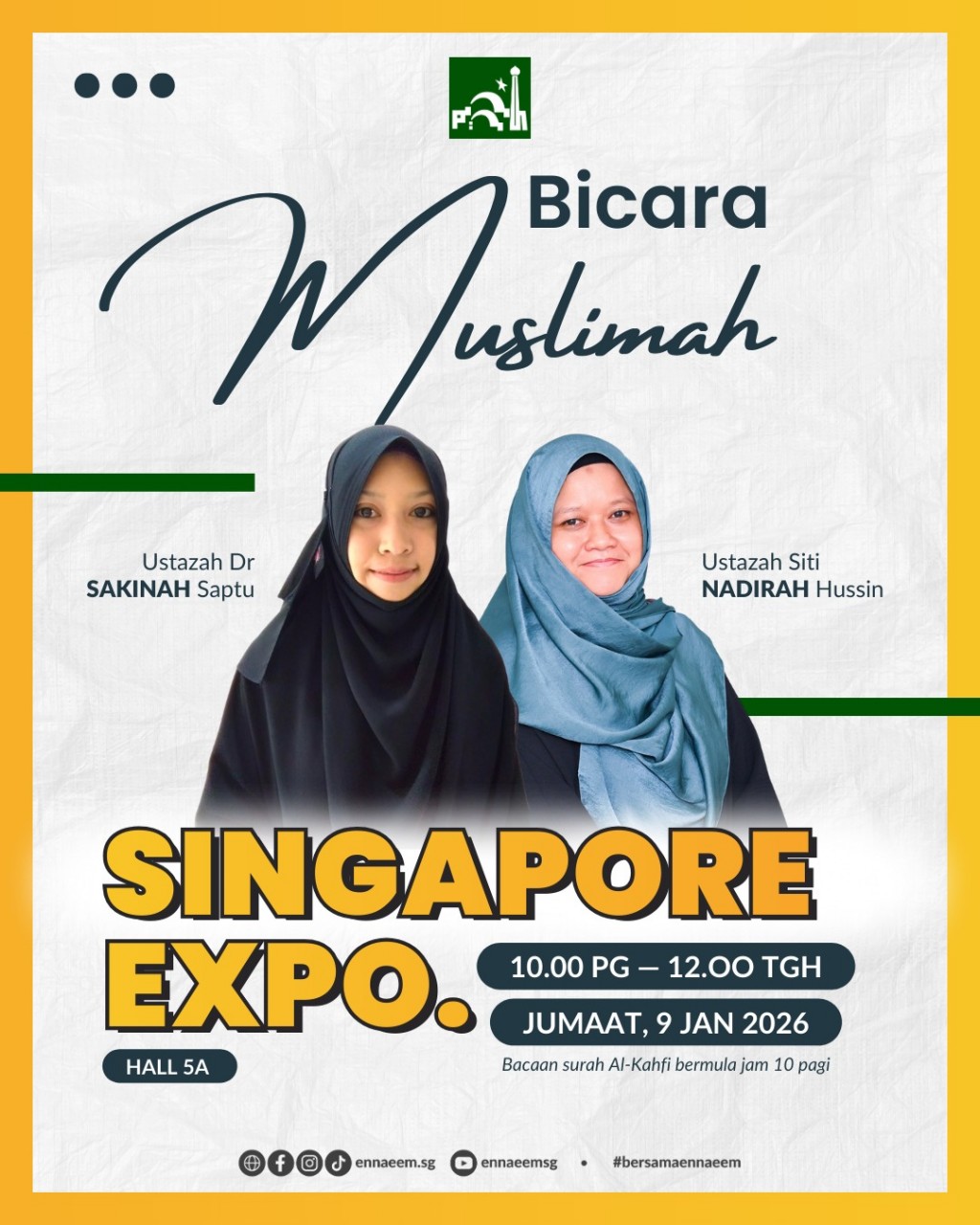 Bicara Muslimah bersama Ustazah Dr Sakinah Saptu & Ustazah Siti Nadirah Hussin | MegaExpress Wedding & Lifestyle