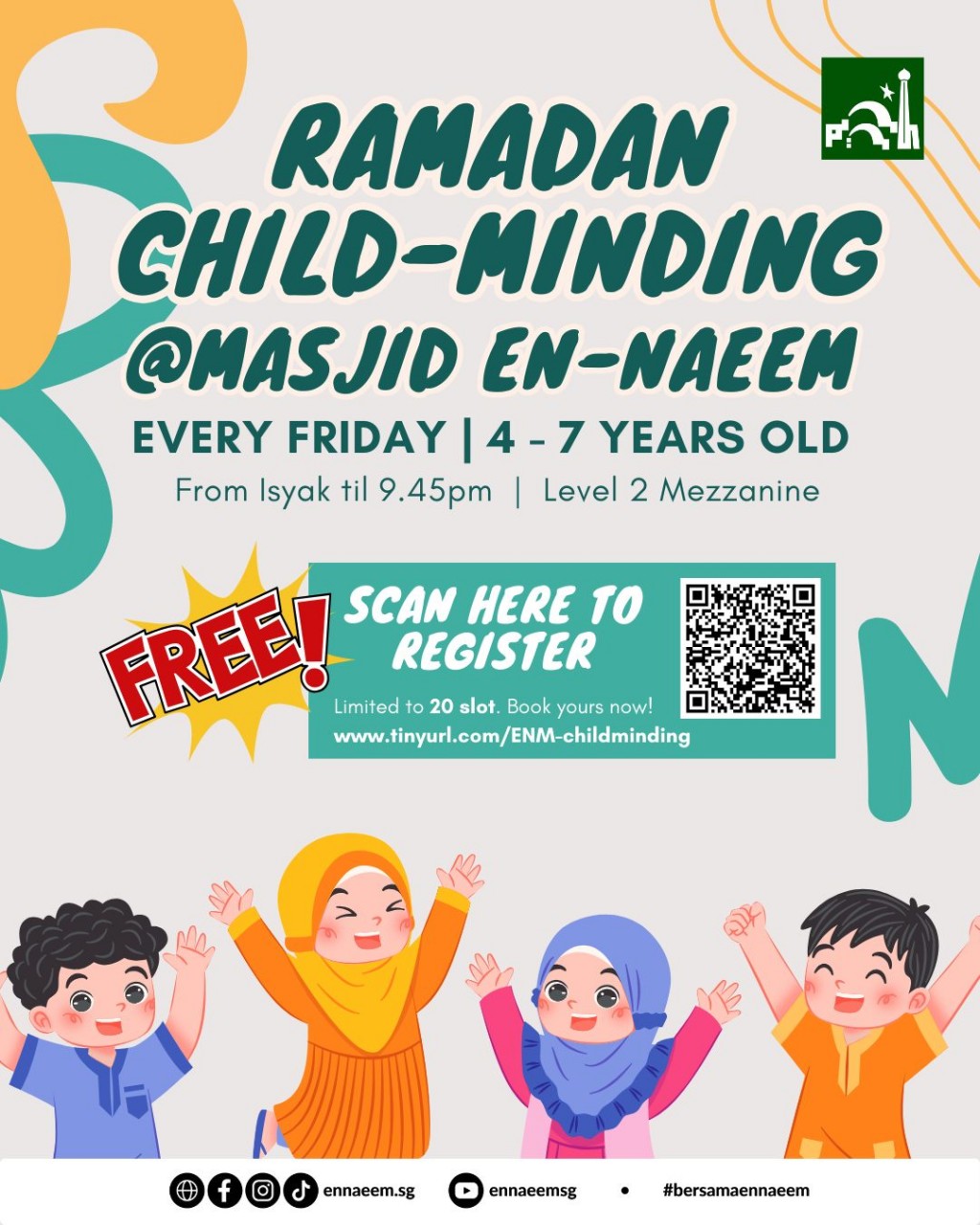 Ramadan Child-Minding @ Masjid En-Naeem