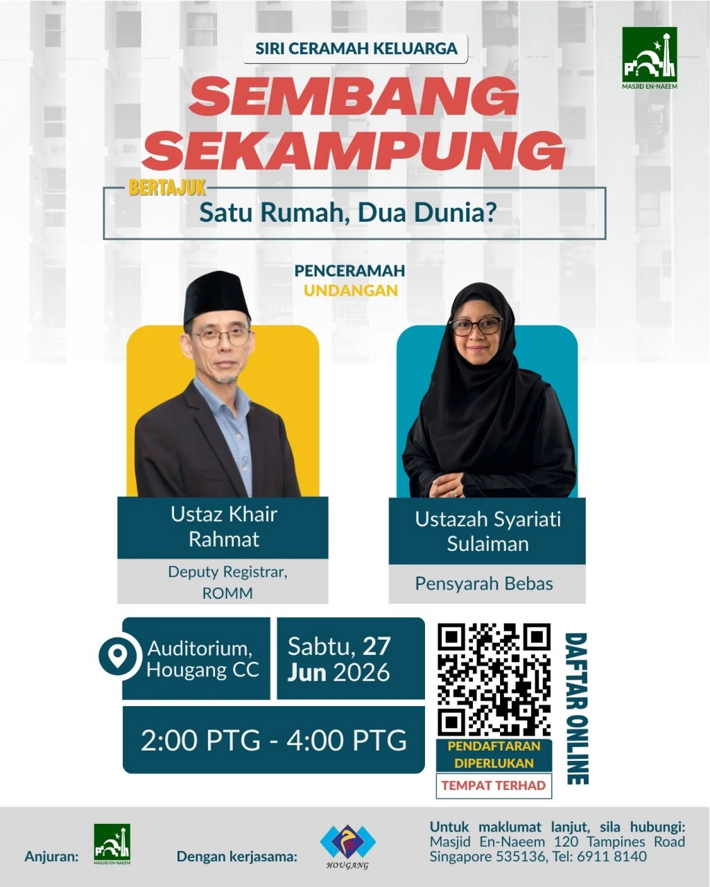 Sembang Sekampung: Satu Rumah, Dua Dunia?