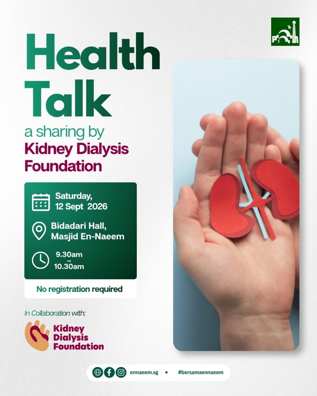 Health Talk | A Sharing by Kidney Dialysis Foundation