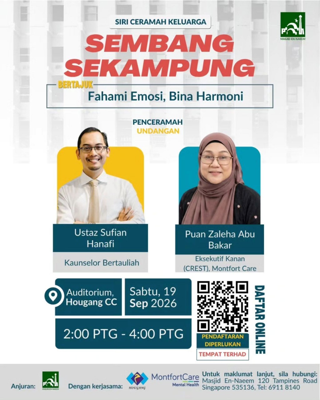Siri Ceramah Keluarga - Sambang Sekampung: Fahami Emosi, Bina Harmoni