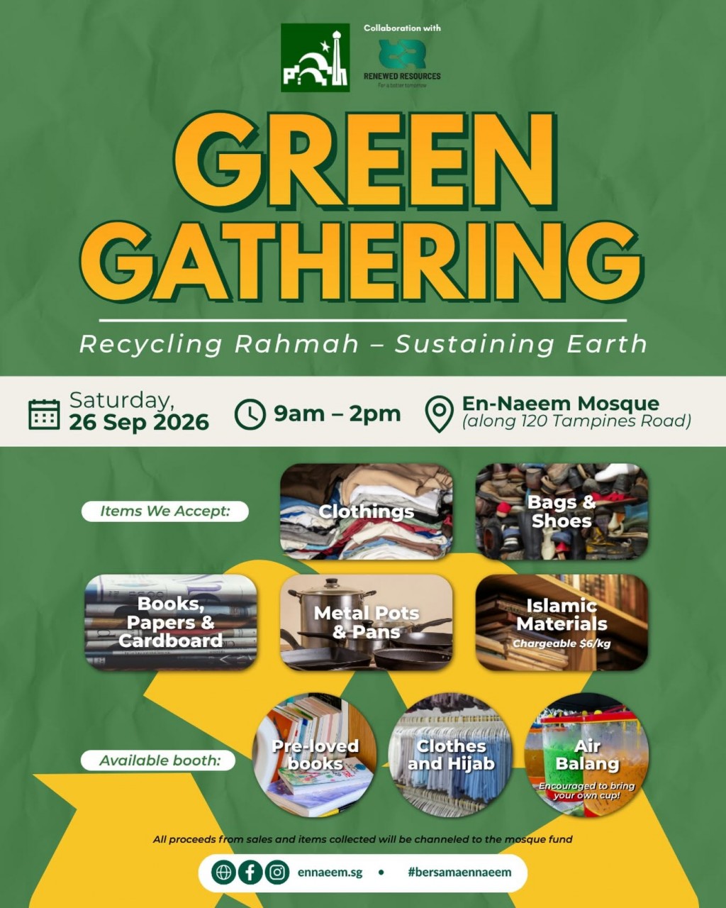 Green Gathering - Recycling Rahmah, Sustaining Earth