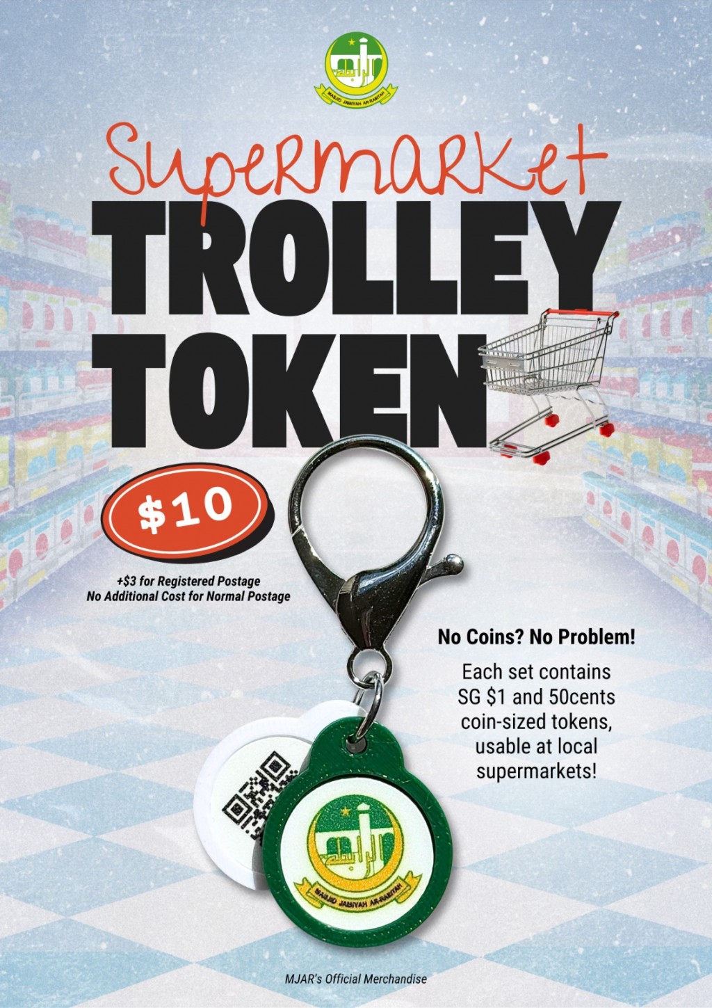 INFAQ - SUPERMARKET TROLLEY TOKEN