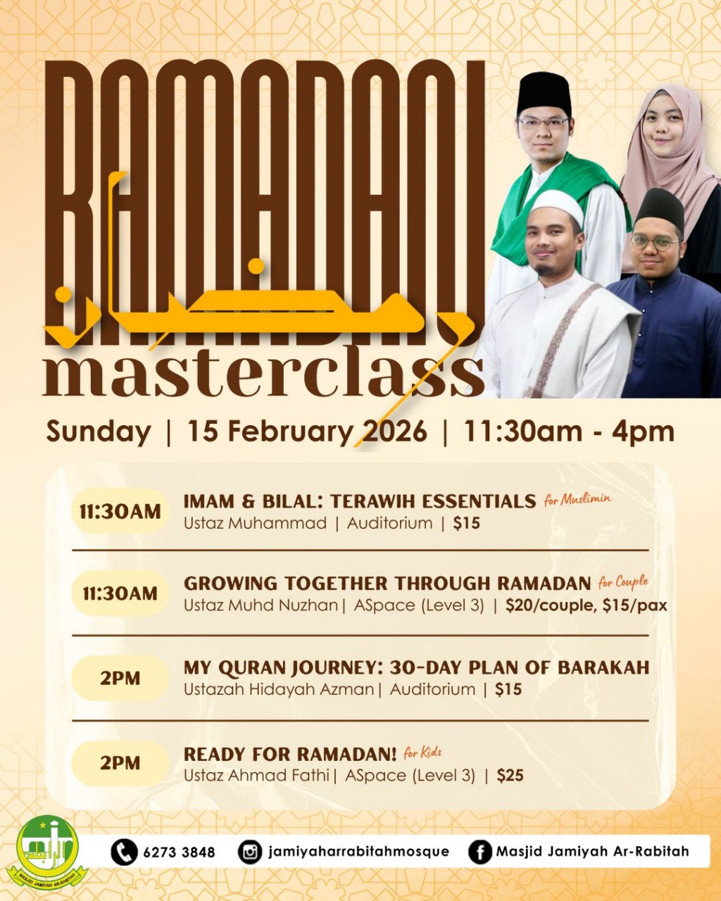 Ramadan Masterclass