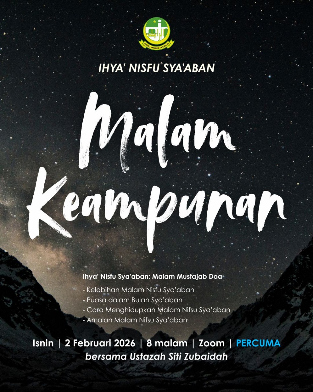 Ihya' Nisfu Sya'aban: Malam Keampunan 
