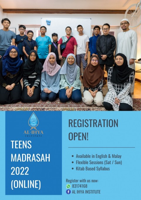 Online Teens Madrasah 2022 (English / Malay)