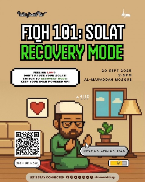 Iman Starter Kit Series: Fiqh 101 - Solat Recovery Mode