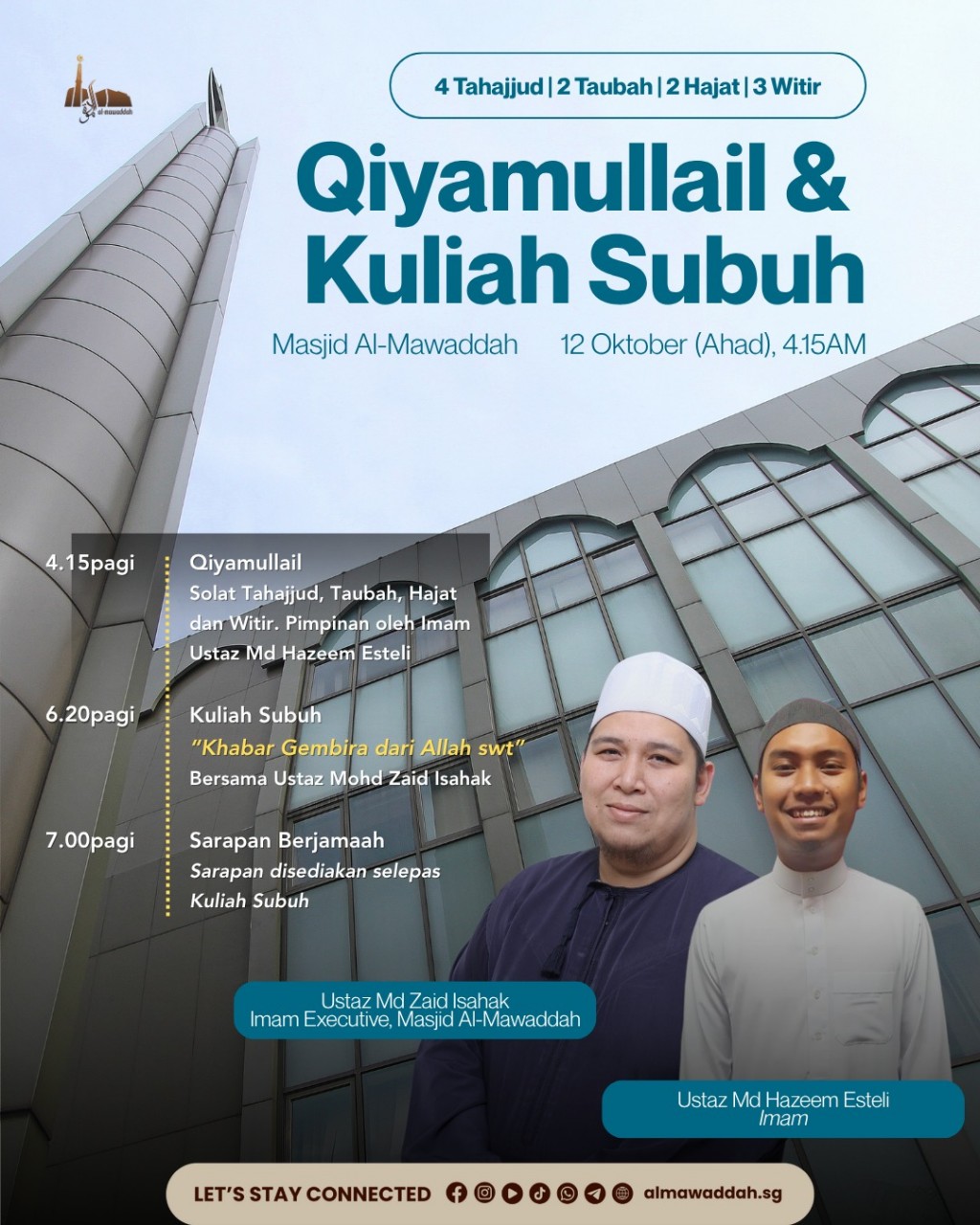 Qiyamullail & Kuliah Subuh