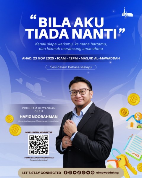 Financial Talk: Bila Aku Tiada Nanti