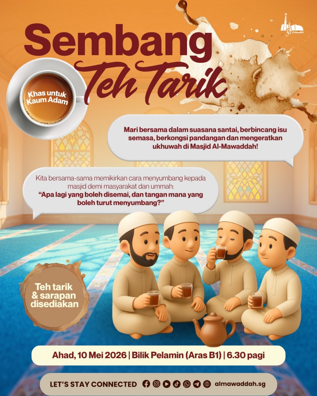 Sembang Teh Tarik - Khas untuk Kaum Adam