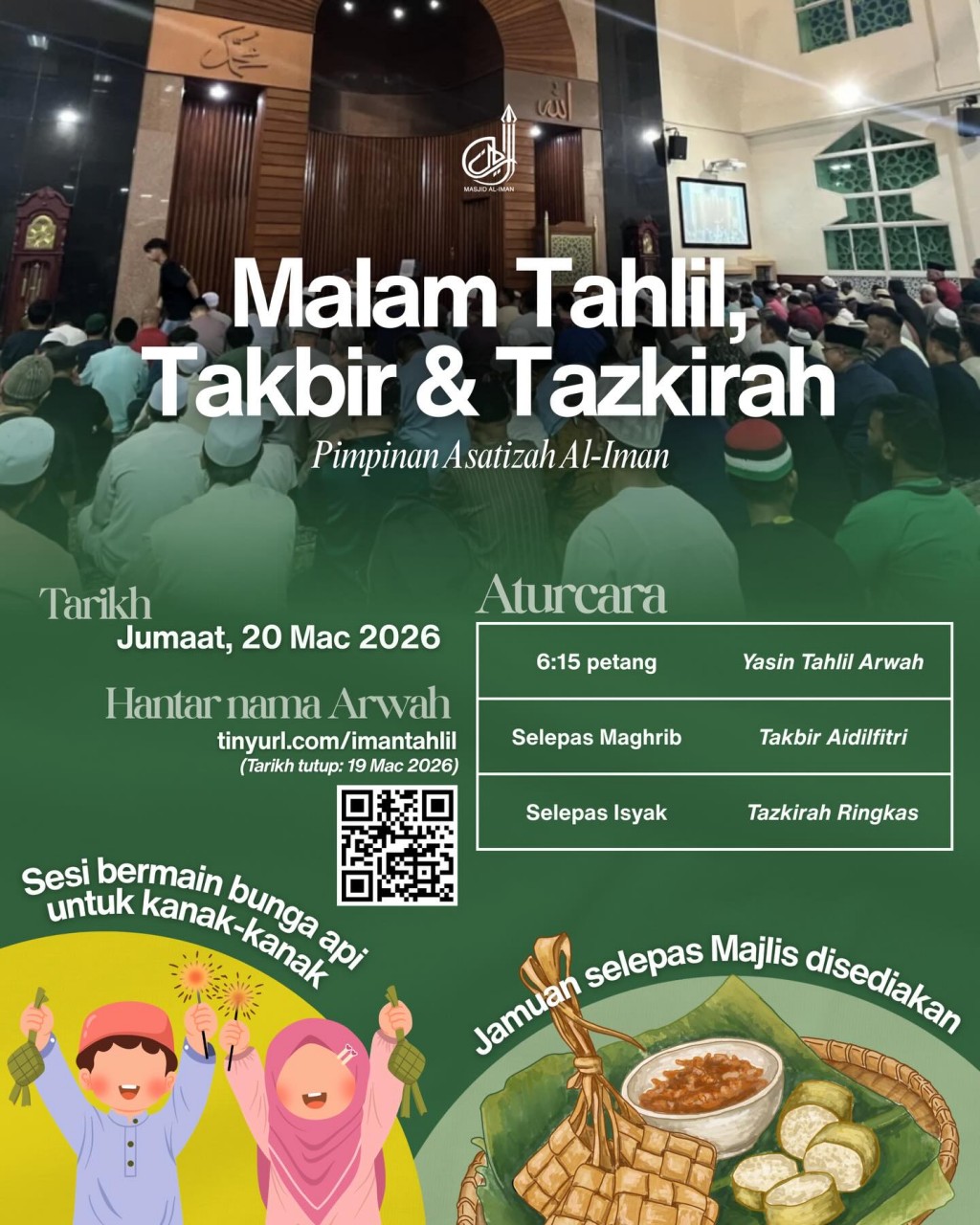 Malam Tahlil, Takbir & Tazkirah