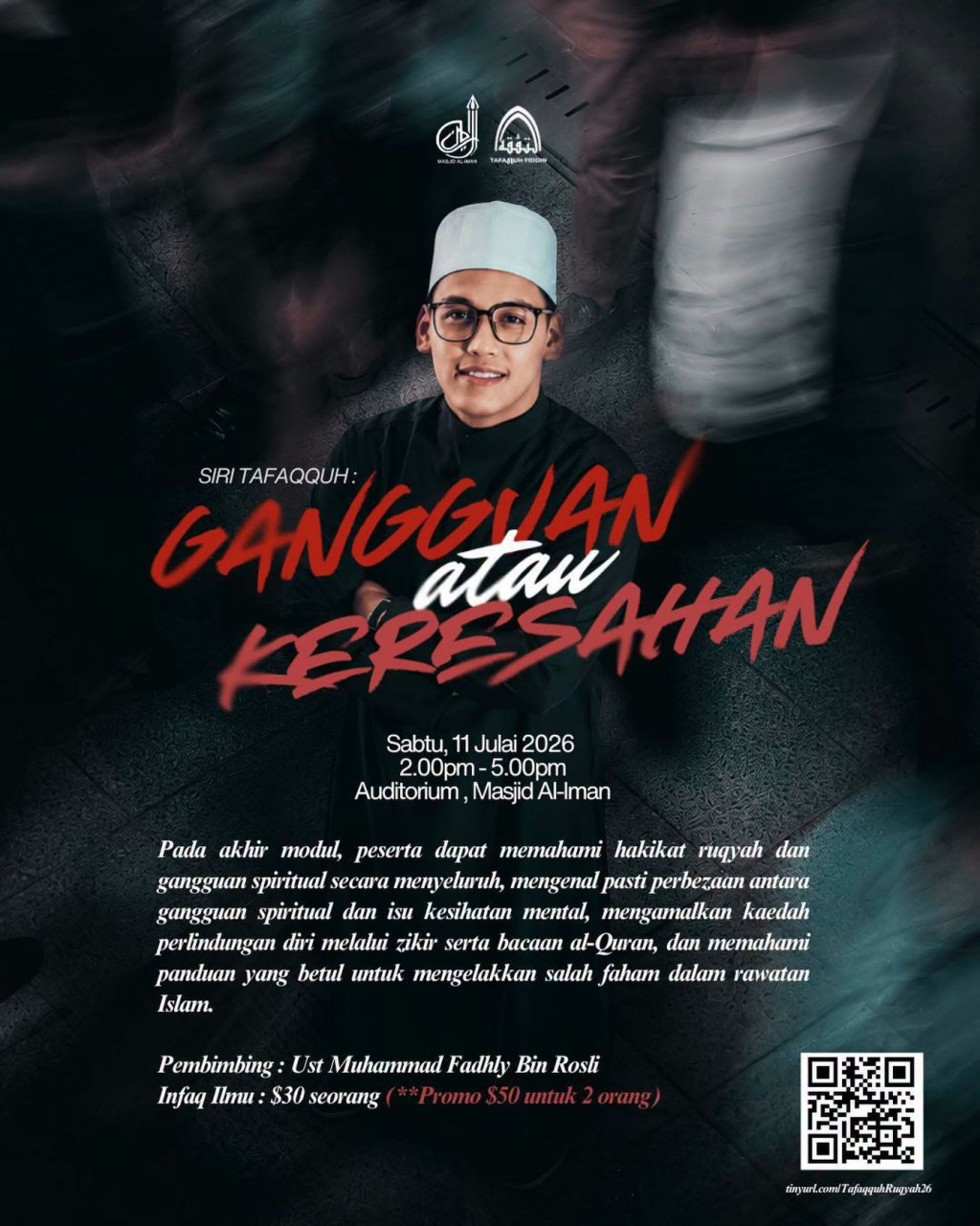 [PENDAFTARAN SUDAH TUTUP] Siri Tafaqquh: Gangguan atau Keresahan