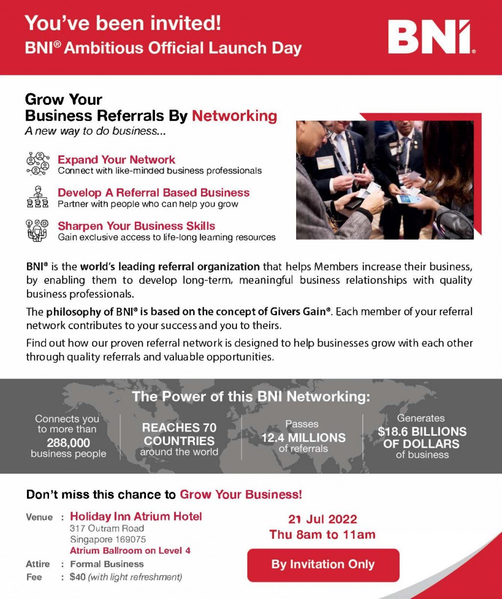 BNi Ambitious Official Launch Day - 21 July 2022