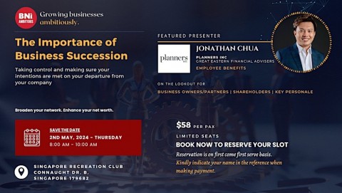 Professional Business Networking Session with BNI Ambitious Singapore