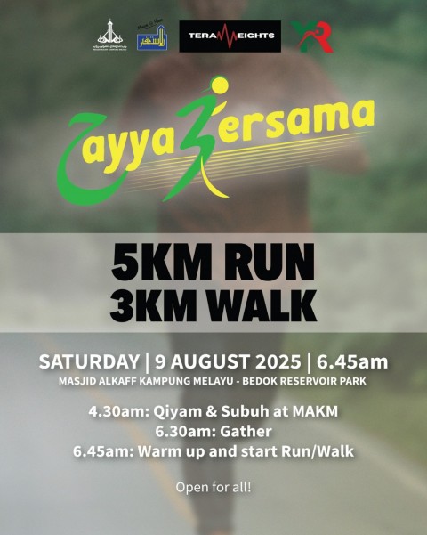 Hayya Bersama: 5KM RUN 3KM WALK