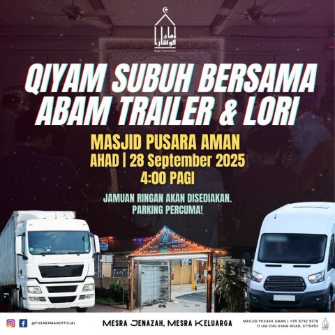 Qiyam Subuh bersama Abam Trailer & Lori