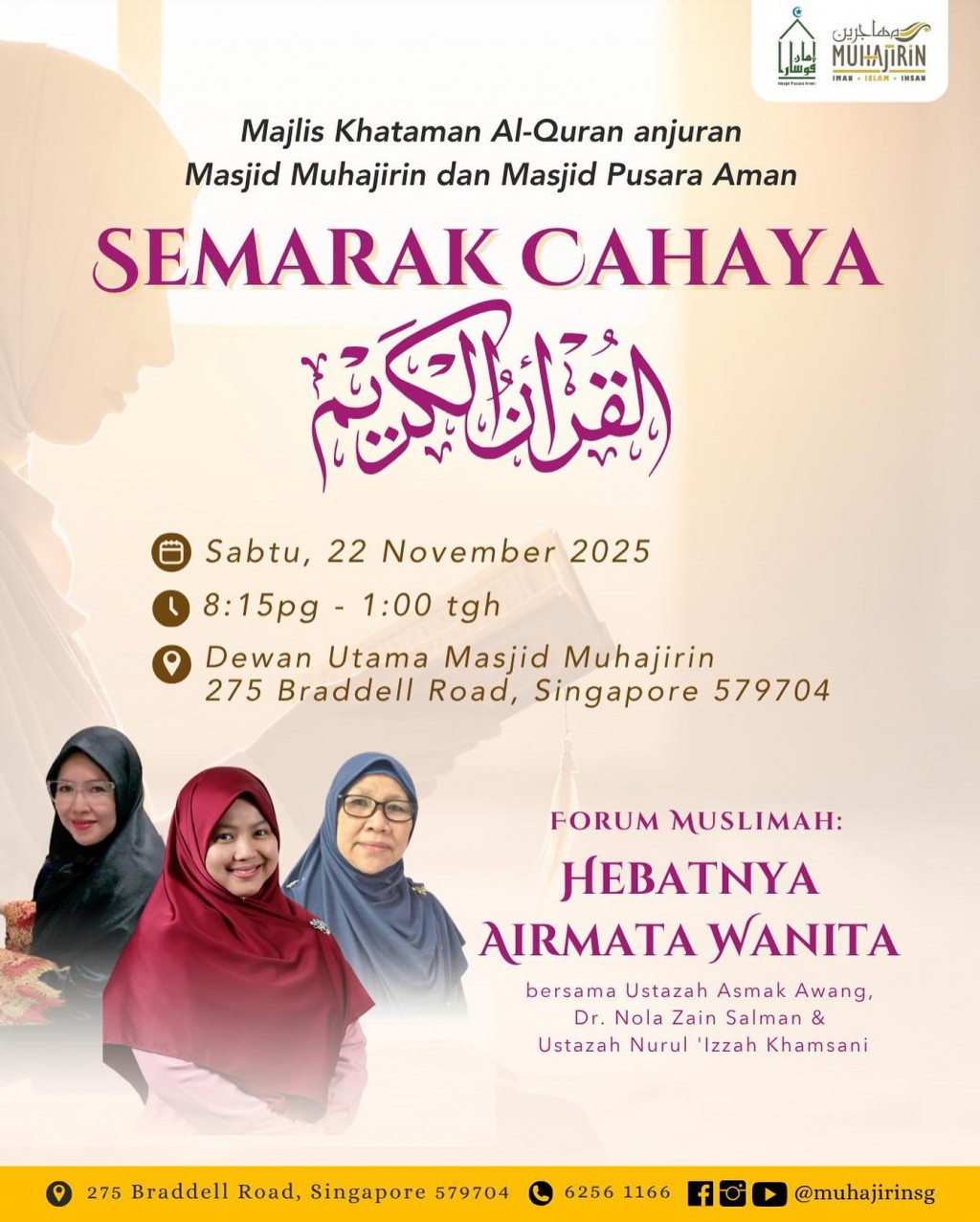 Semarak Cahaya Al-Quran & Forum Muslimah