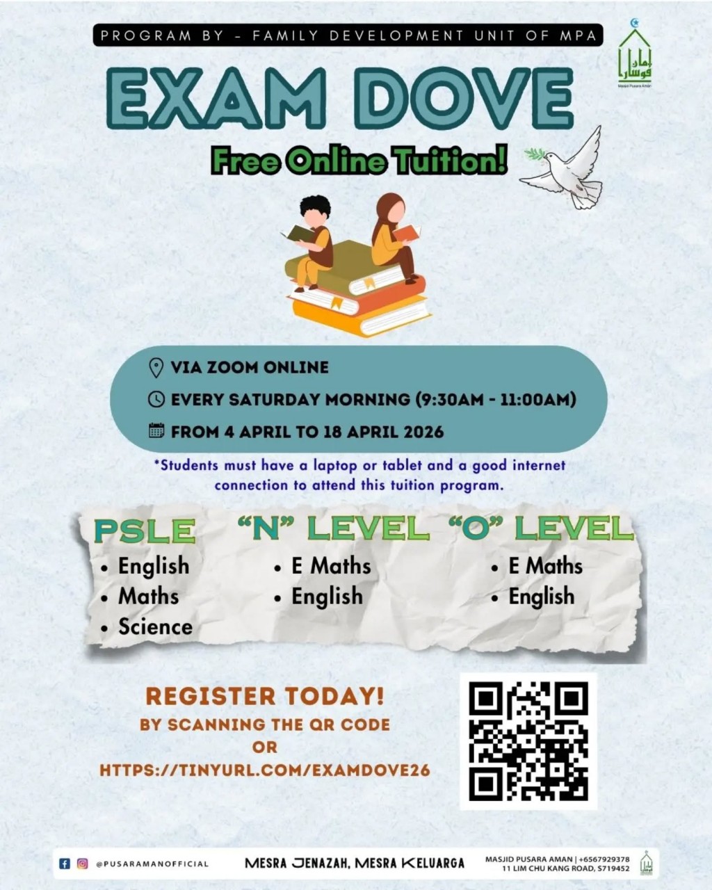EXAM DOVE - Free Online Tuition