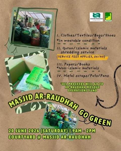 Masjid Ar-Raudhah Go Green