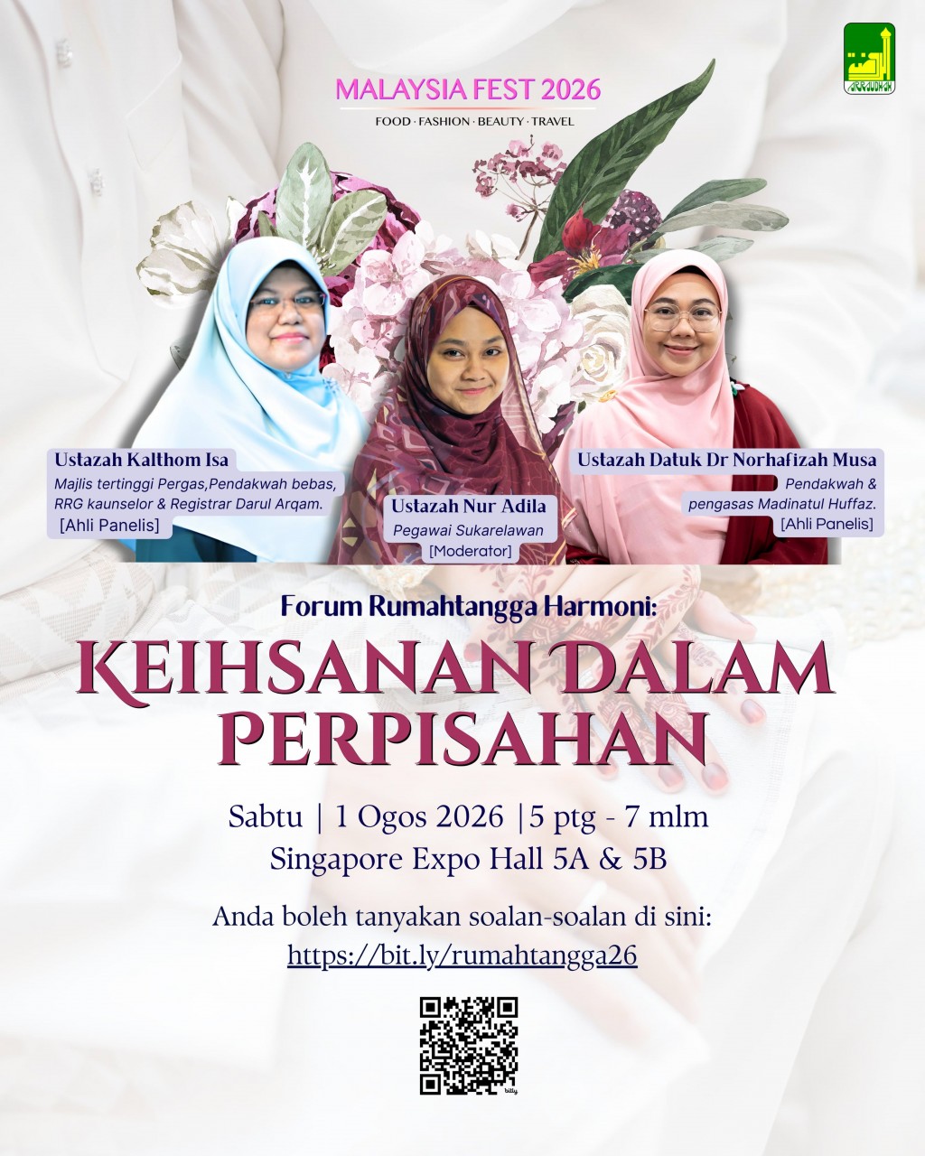 Forum Rumahtangga Harmoni: Keihsanan Dalam Perpisahan | Malaysia Fest 2026