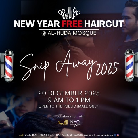 New Year Free Haircut - Snip Away 2025