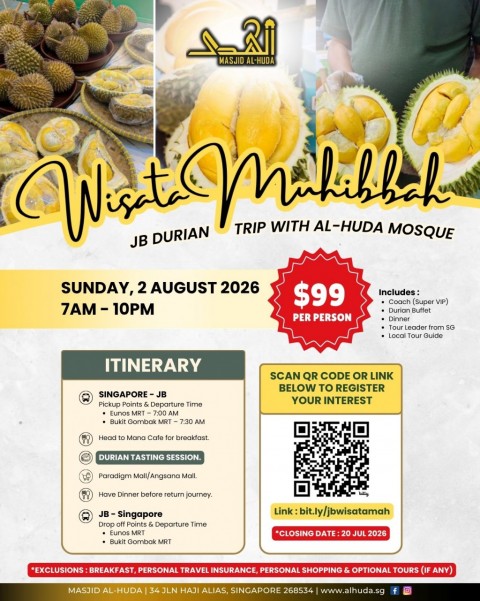 JB Durian Trip with Al-Huda