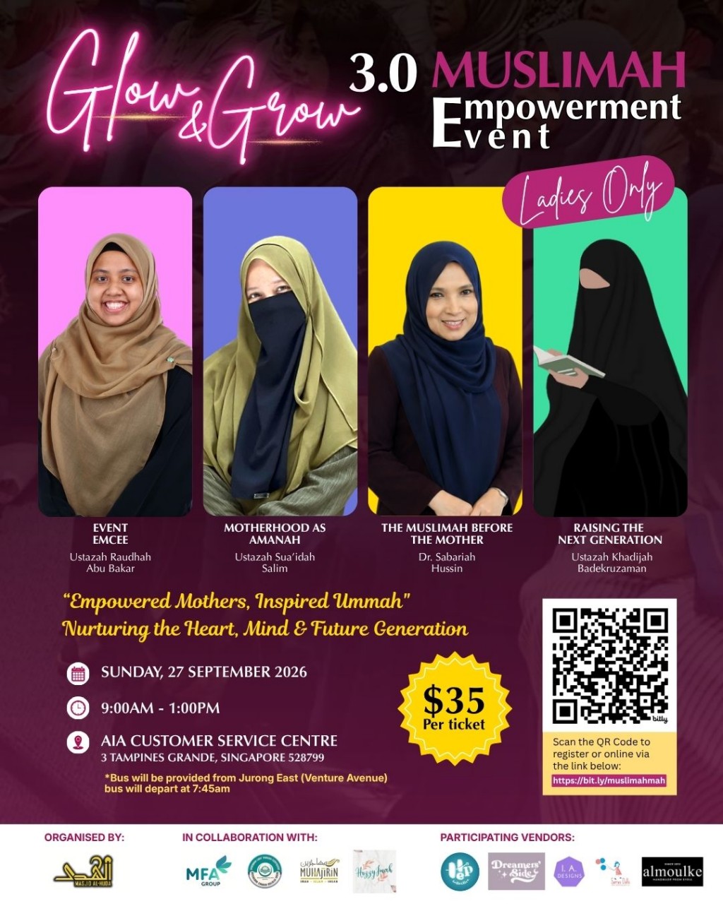 Muslimah Glow & Grow 3.0 Muslimah Empowerment