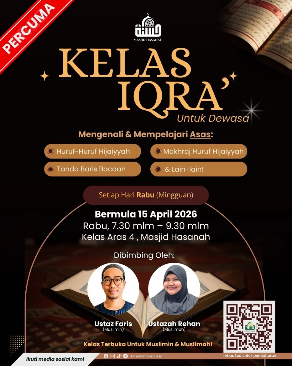 Kelas Iqra Untuk Dewasa