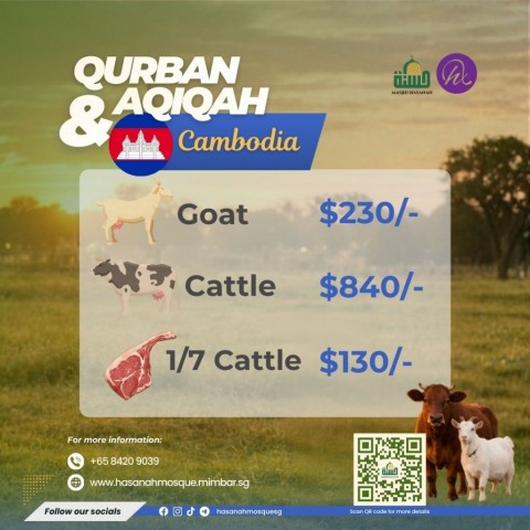 Qurban & Aqiqah Masjid Hasanah 2026 - Cambodia